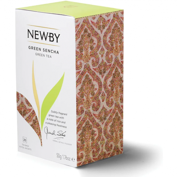 Чай Newby Зеленая Сенча, 25 пакетов