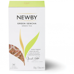 Чай Newby Зеленая Сенча, 25 пакетов