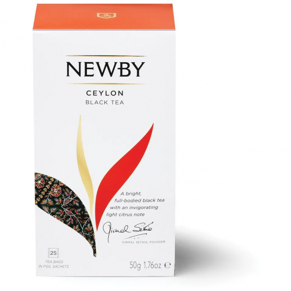 УЦЕНКА Чай Newby Цейлон, 25 пакетов