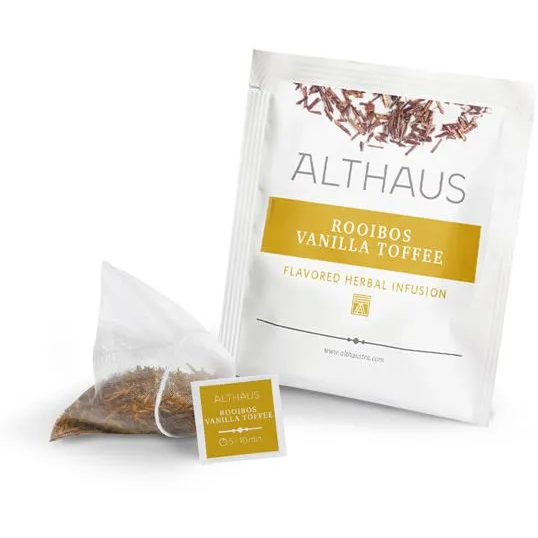 Чай Althaus Rooibos Vanilla Toffee, ройбуш, 15 пакетов