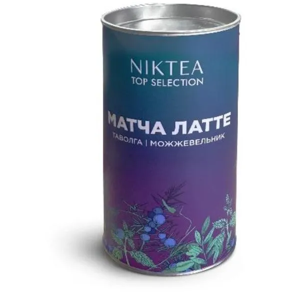 Чай Niktea Матча Латте Таволга Можжевельник, травяной, 150гр