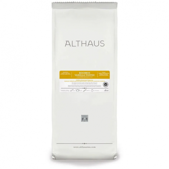 Чай Althaus Rooibos Vanilla Toffee, травяной, 250 гр.