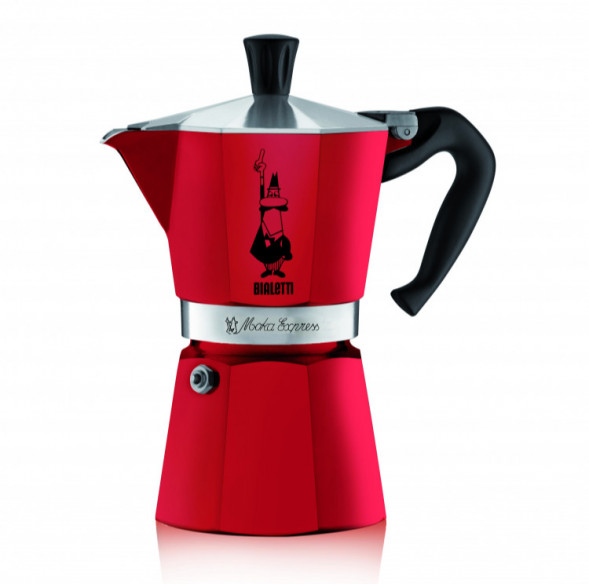 Гейзерная кофеварка Bialetti Moka Express, Эмоции, 6 порций, 270мл