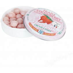 Леденцы RENDEZ VOUS вкус Клубника со сливками, без сахара, 35г