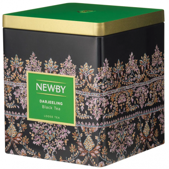 Чай Newby Дарджилинг, банка, листовой,125г