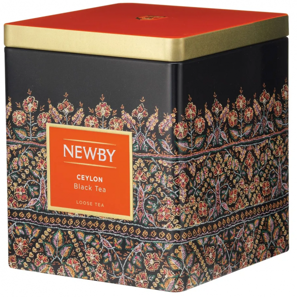 Чай Newby Цейлон, банка, листовой,125г