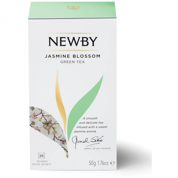УЦЕНКА Чай Newby Цветок Жасмина, 25 пакетов