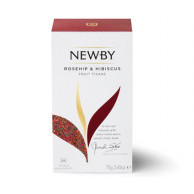 Чай Newby Шиповник и Гибискус, 25 пакетов