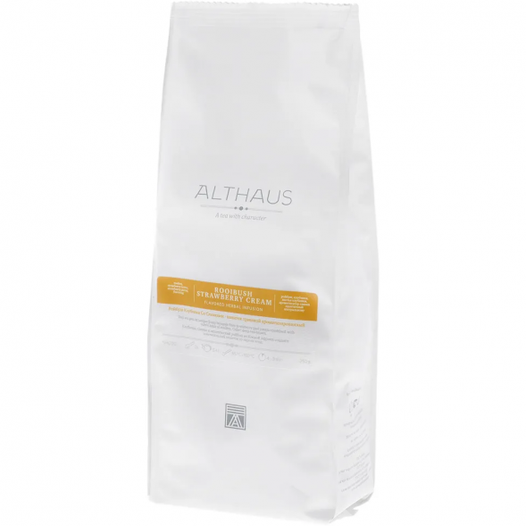 Чай Althaus Rooibush Strawberry Cream Клубника со сливками, ройбуш, листовой, 250 г