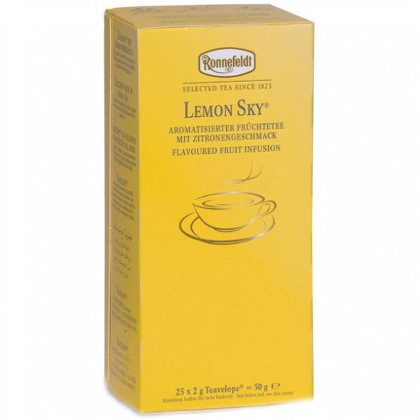 Чай Ronnefeldt Lemon Sky, фруктовый, на чашку 25 пакетов