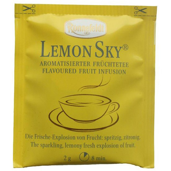 Чай Ronnefeldt Lemon Sky, фруктовый, на чашку 25 пакетов