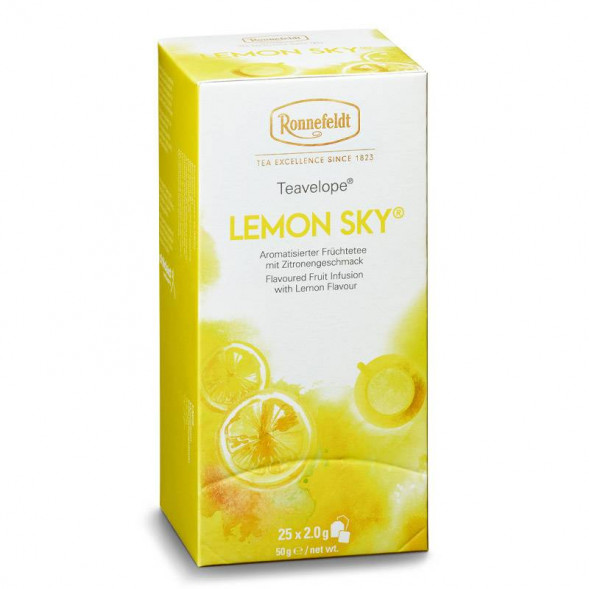 Чай Ronnefeldt Lemon Sky, фруктовый, на чашку 25 пакетов
