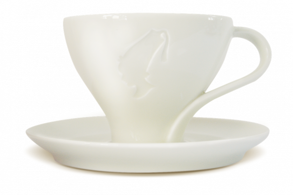 Чайная чашка с блюдцем Julius Meinl Слоновая кость, 140мл